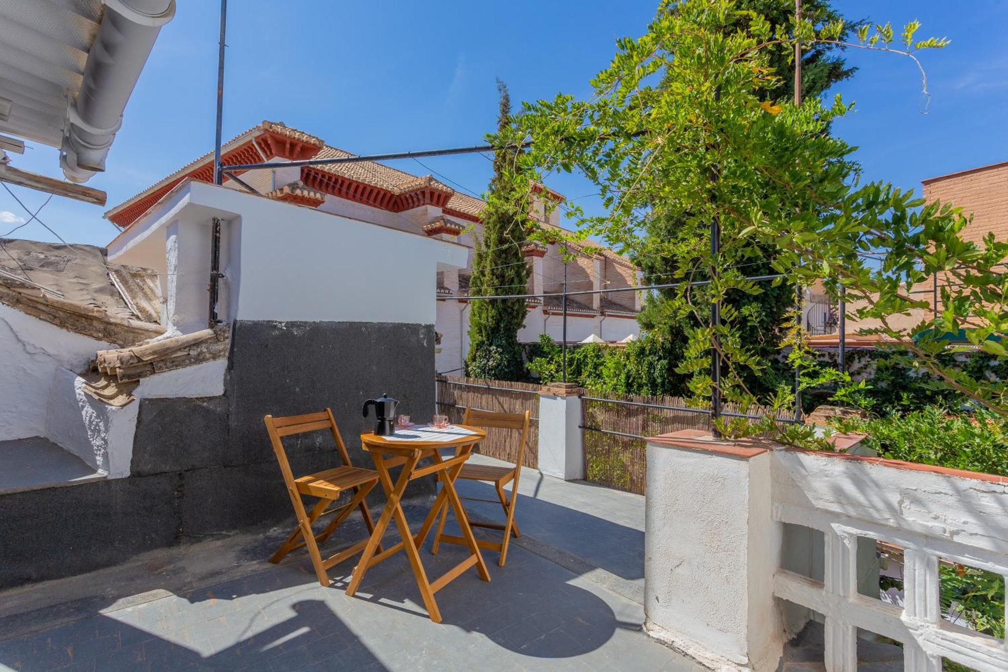 Oniria Agradable Casa Con Patio Junto Mirador De San Nicolas Granada Bagian luar foto